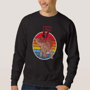 17th Birthday I Stegosaurus Stenops I Family Match Sweatshirt