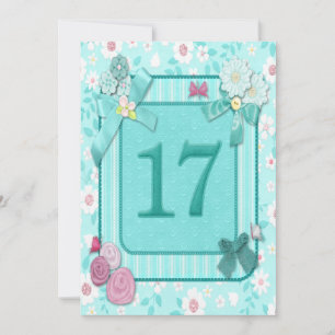 17th birthday party invitation