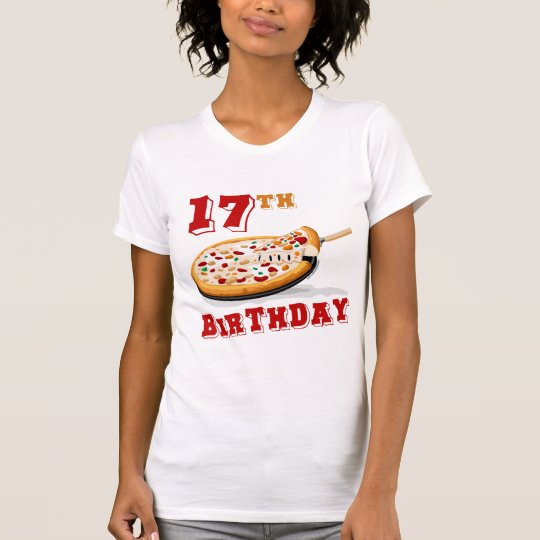 17th Birthday Pizza party T-Shirt