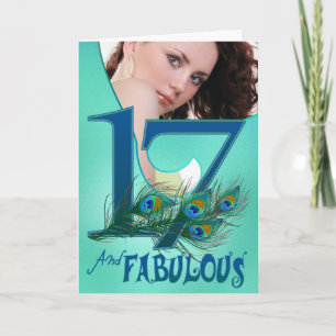 17th Birthday template Cards