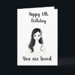 ****17th BIRTHDAY**** TO OUR "LOVELY YOUNG LADY"** Card<br><div class="desc">YOUR **LOVELY YOUNG LADY** WILL BE SO HAPPY TO RECEIVE THIS CARD FROM "YOU" on THAT ALL IMPORTANT *****17th**** BIRTHDAY AND WILL CHERISH IT FOR-EVER I AM SURE!  REMEMBER THOUGH,  YOU CAN "CHANGE THE AGE" IN A MATTER OF SECONDS IF NEEDED :)</div>