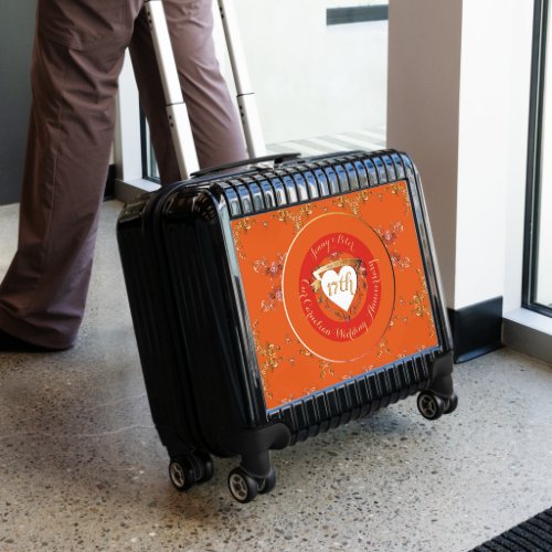 17th Carnelian Anniversary Case Luggage