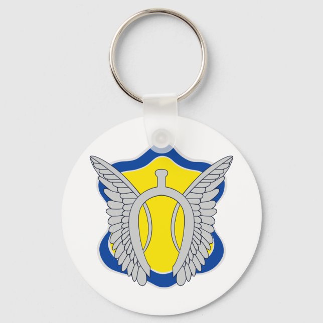 17th Cavalry Regiment Color patch Keychain (Front)