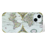 17th Century Antique World Map, Frederick De Wit iPhone 15 Case