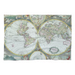 17th Century Antique World Map, Frederick De Wit Kitchen Towel