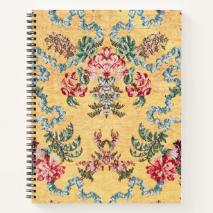 17th Century Floral Pattern Bullet Journal 