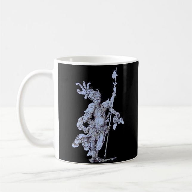 17th century soldier coffee mug (Left)