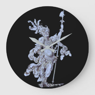 17th century soldier large clock