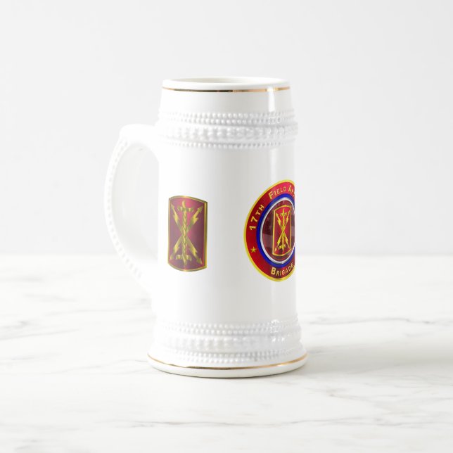 17th Field Artillery Brigade “Thunderbolt” Beer Stein (Front Left)