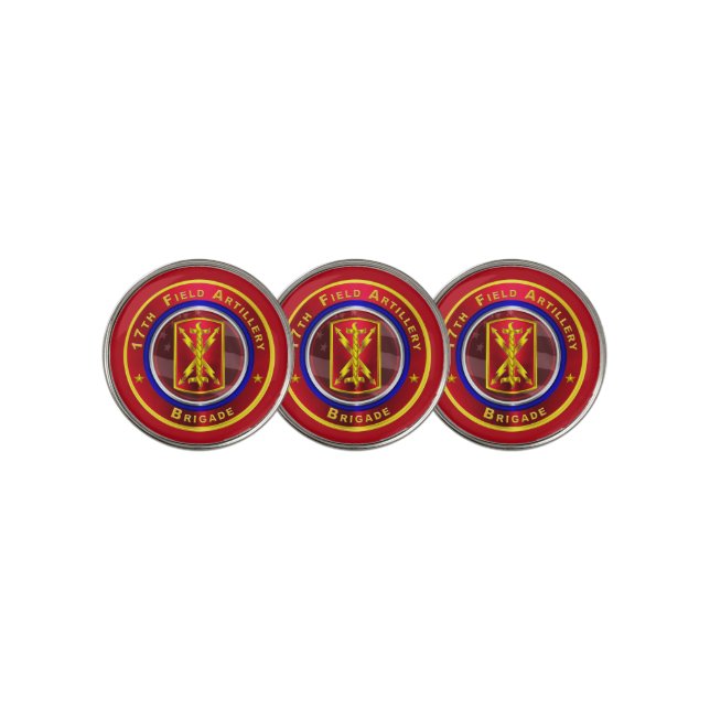 17th Field Artillery Brigade “Thunderbolt” Golf Ball Marker (3 Up)