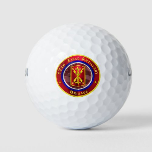 17th Field Artillery Brigade Thunderbolt Golf Balls