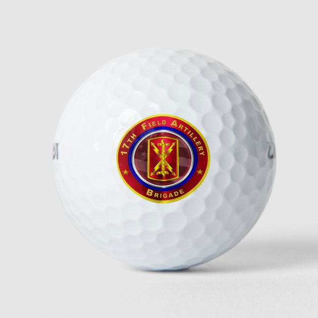 17th Field Artillery Brigade “Thunderbolt” Golf Balls (Front)