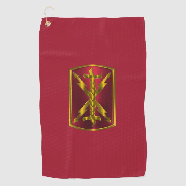 17th Field Artillery Brigade “Thunderbolt” Golf Towel (Front)