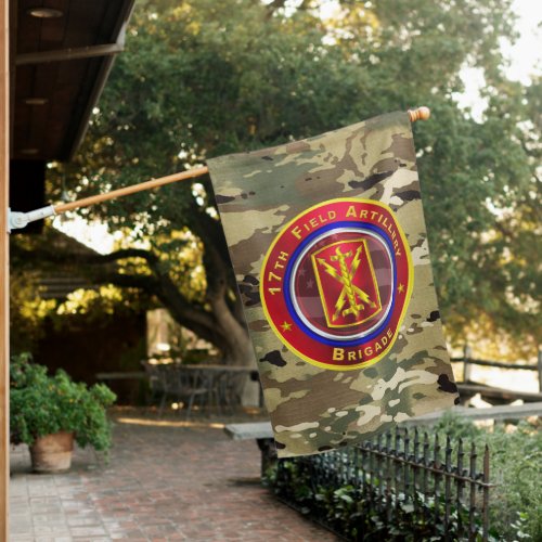 17th Field Artillery Brigade Thunderbolt House Flag