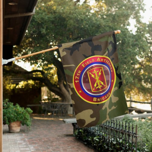 17th Field Artillery Brigade Thunderbolt House Flag