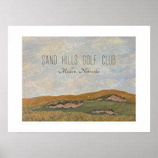 17th Hole at Sand Hills Poster