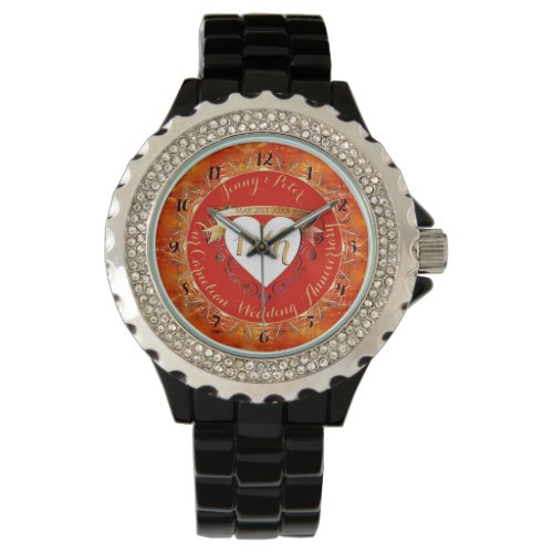 17th Wedding Anniversary Carnelian eWatch Watch