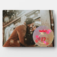 17th Wedding Anniversary Custom Photo Horizontal