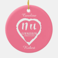 17th Wedding anniversary traditional carnelian