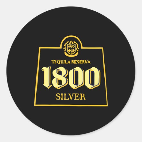 1800 Tequilas Relaxed Classic Round Sticker