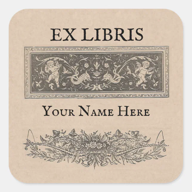 1800s Lithographs Book Plate | Zazzle