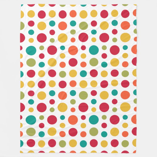 180115 v2 - Colors 02 - on White Fleece Blanket (Front)