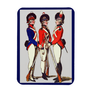 1803 London volunteer soldiers print Magnet
