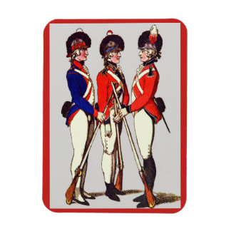 1803 London volunteer soldiers print Magnet
