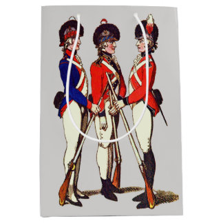 1803 London volunteer soldiers print Medium Gift Bag