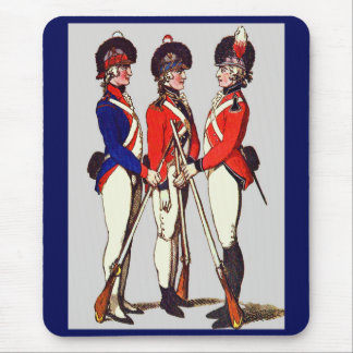 1803 London volunteer soldiers print Mouse Pad