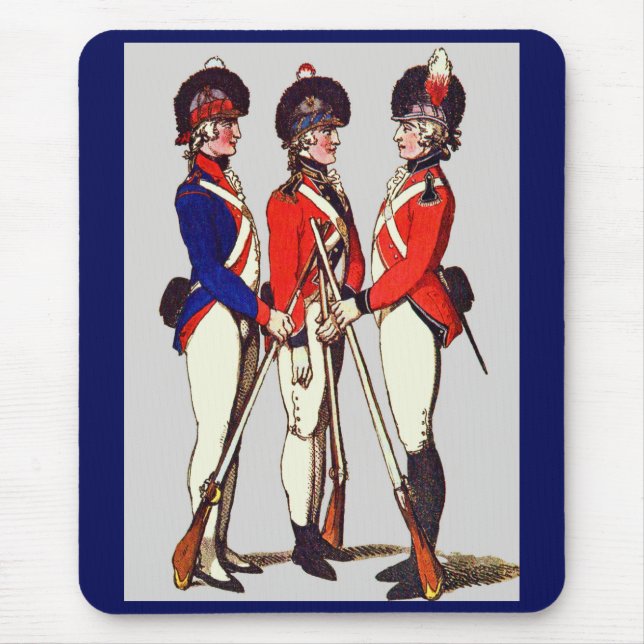 1803 London volunteer soldiers print Mouse Pad (Front)