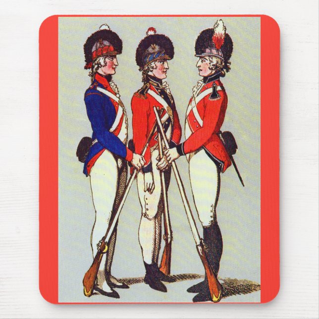 1803 London volunteer soldiers print Mouse Pad (Front)