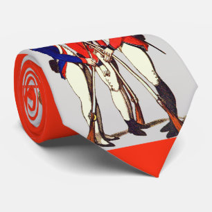 1803 London volunteer soldiers print Neck Tie