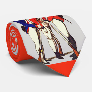  1803 London volunteer soldiers print Neck Tie