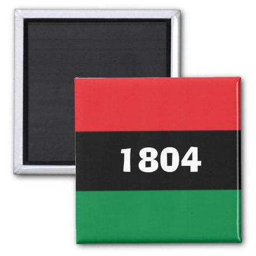 1804 Haiti Pan African Colors  Magnet