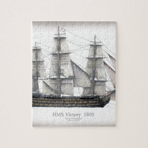 1805 Victory ship Jigsaw Puzzle