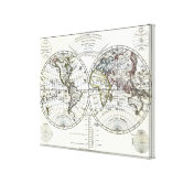 Mappemonde Solid-Faced Canvas Print