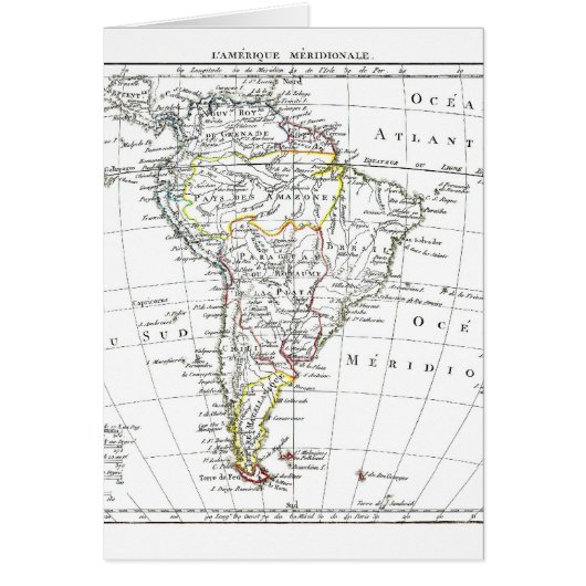 1806 Map - L'Amérique Méridionale (Front)