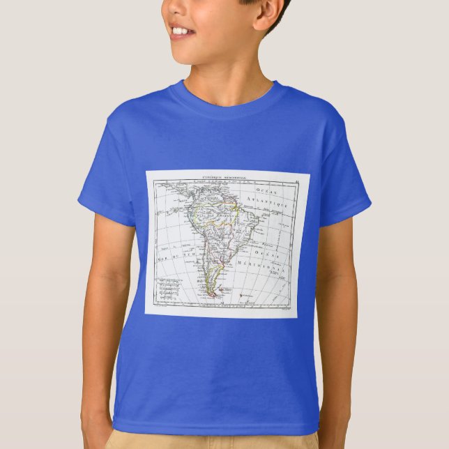 1806 Map - L'Amérique Méridionale T-Shirt (Front)