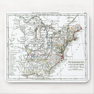 1806 Map - Les Etats Unis d'Amrique Mouse Pad