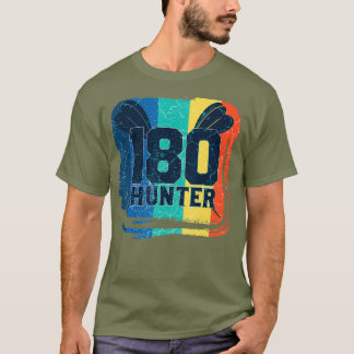 180 Hunter Darting and Darts Vintage Funny Dart T-Shirt