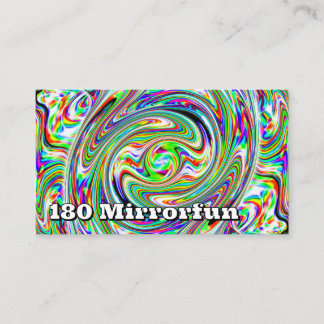 180 Mirrorfun ( you may change the words ) Business Card