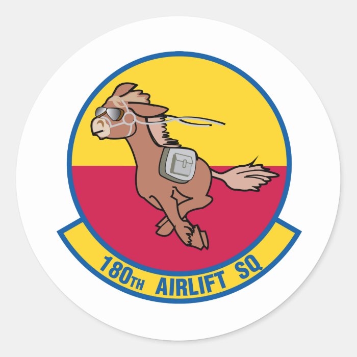 180th Airlift Squadron Sticker