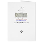 1813 Ireland Map by John Pinkerton Cards (Back)