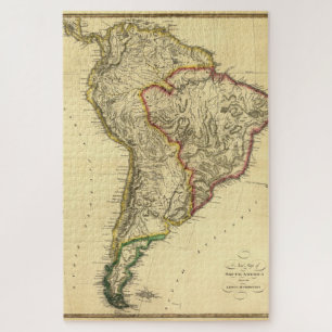1817 Old Map of South America Jigsaw Puzzle