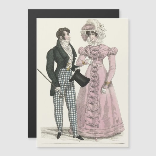 1823 Antique Wedding Man Woman Fashion (Front/Back)