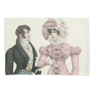1823 Antique Wedding Man Woman Fashion Pillow Case