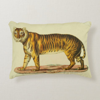 1824 tiger print accent pillow