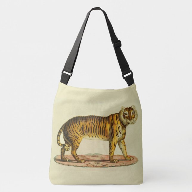 1824 tiger print crossbody bag (Front)