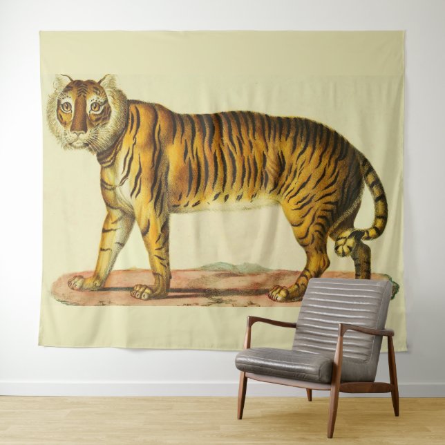 1824 tiger print tapestry (In Situ (Horizontal))